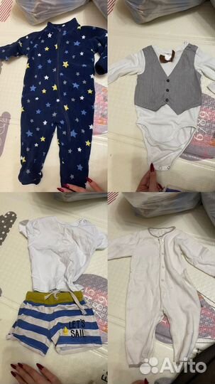 Два пакета детских вещей на мальчика