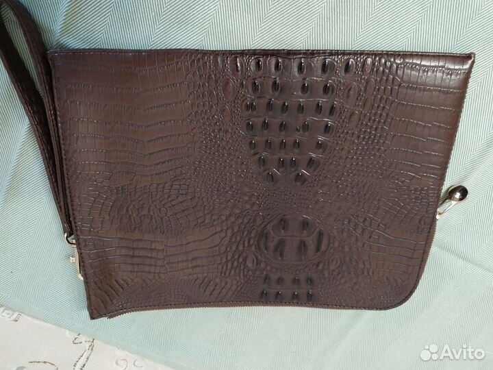 Кожаная папка для документов a4