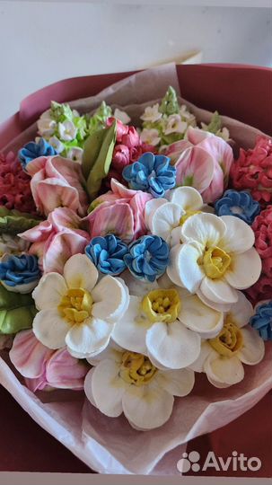 Зефирные цветы в коробочах