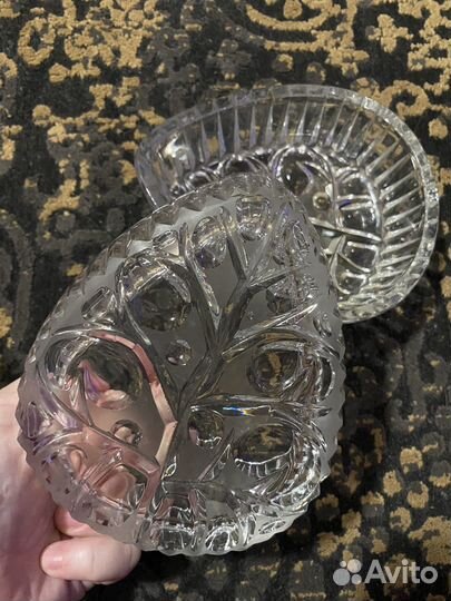 Салатник хрустальный