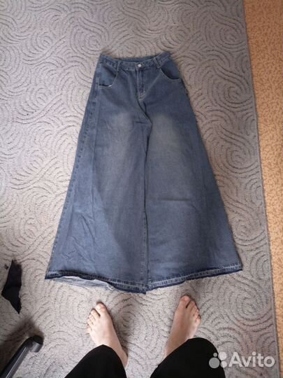 Широкие джинсы редкой формы jnco