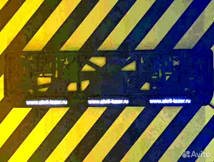 Рамка номера с вашим дизайном