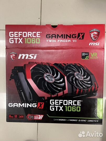 Видеокарта msi gtx 1060 6gb