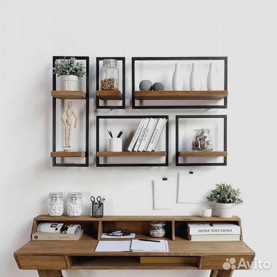 Полки в стиле лофт