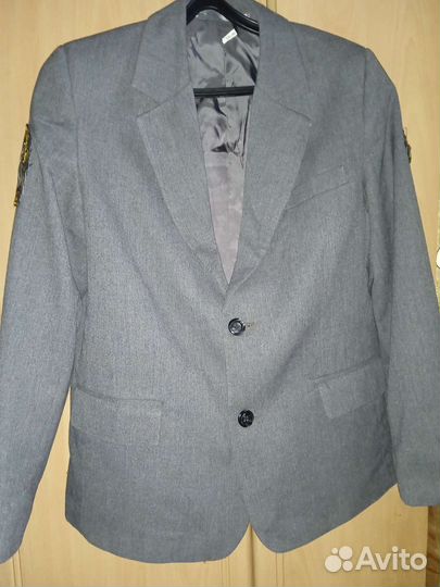 Школьный костюм. Пиджак и брюки - 2 шт