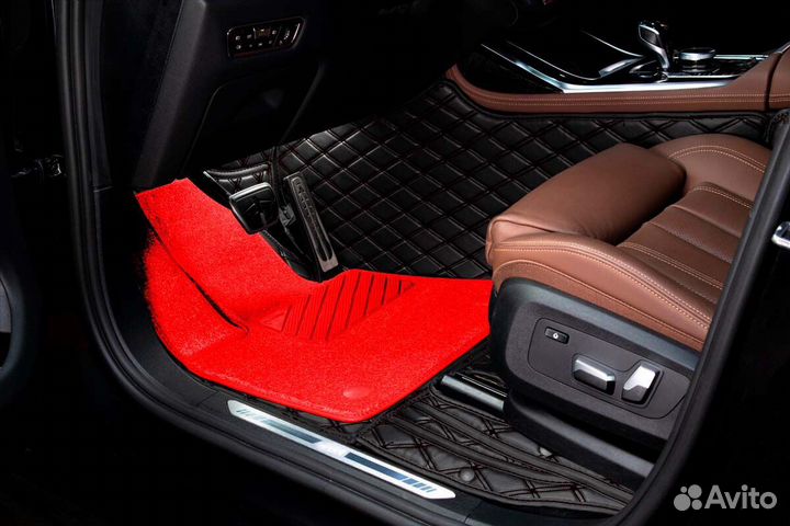 3D Коврики Exeed Салон Багажник из Экокожи