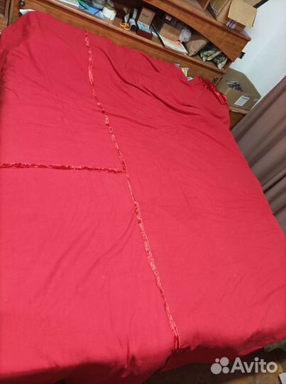 Ткань- плюш СССР. Бархат черный Германия