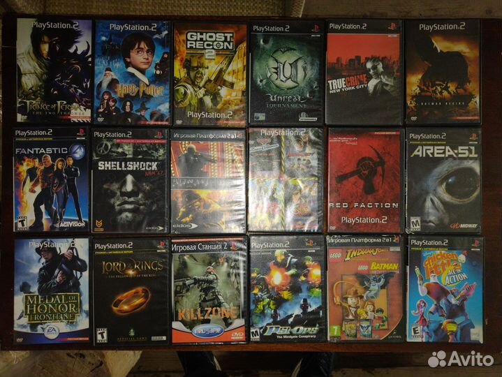 Диски на sony playstation 2