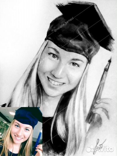 Качественный портрет карандашом