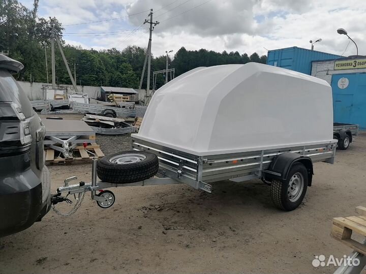 Прицеп с опорным колесом мзса 817717.025