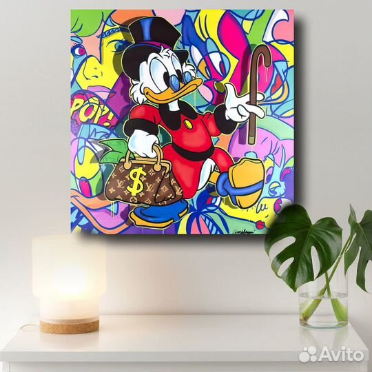 Картина на холсте Скрудж Макдак