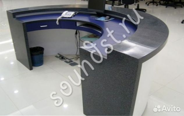 Барная стойка для кафе из искусственного камня