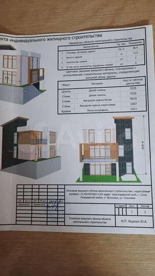 Коттедж 315 м² на участке 7 сот.