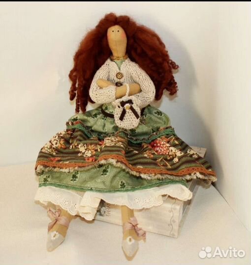 Кукла интерьерная тильда