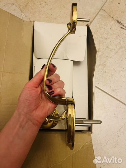 Дверная ручка Канада золото эксклюзив