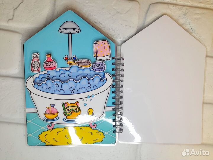 Книга игра на липучках Кошкин дом