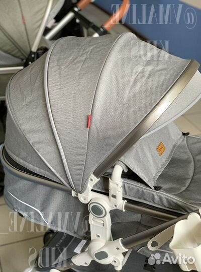 Классная расцветка коляска 2 в 1. Новая