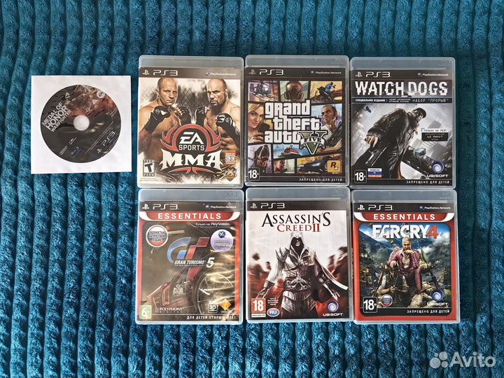 7 дисков для приставки PS3