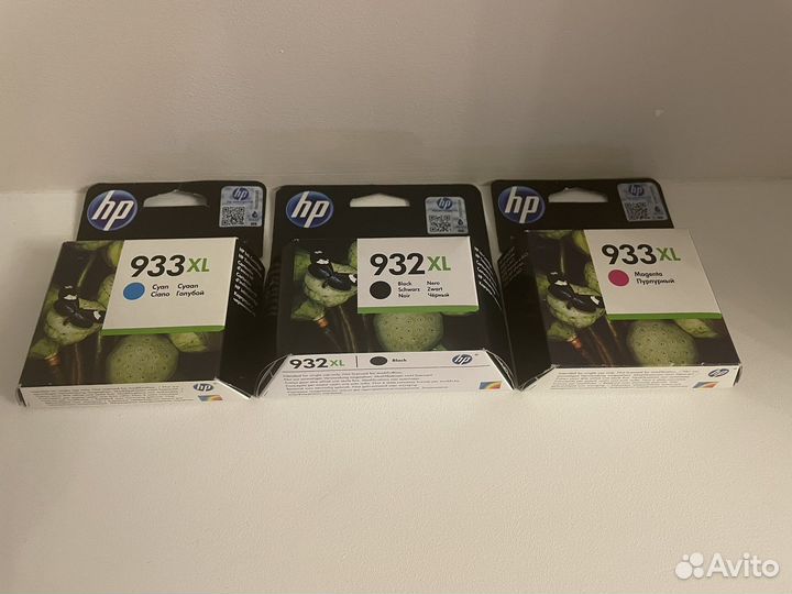 Картридж hp 933 и 932