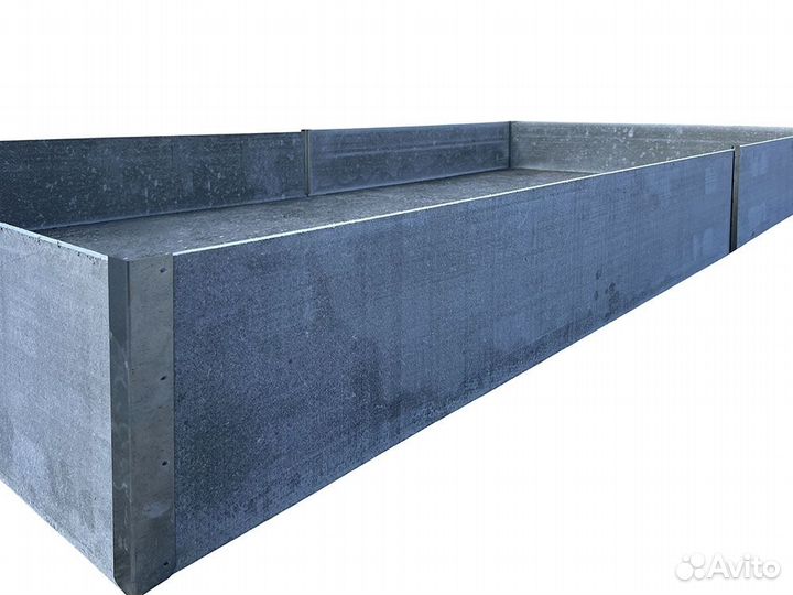 Фиброцементная грядка 3,0х0,75х0,25 метра