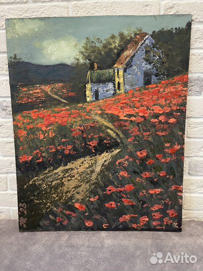 Картина «маковое поле»
