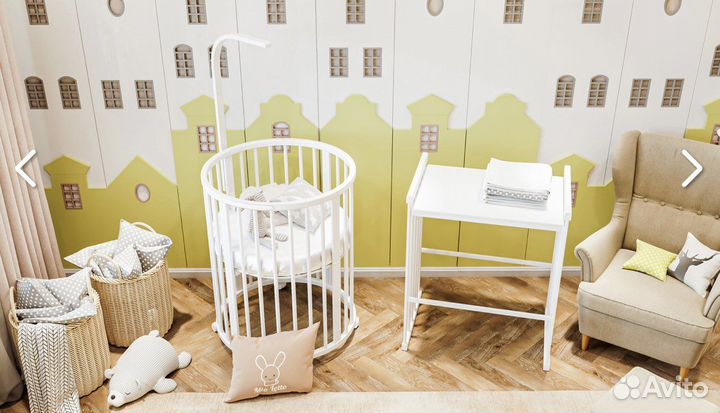 Детская кроватка трансформер 8 в 1