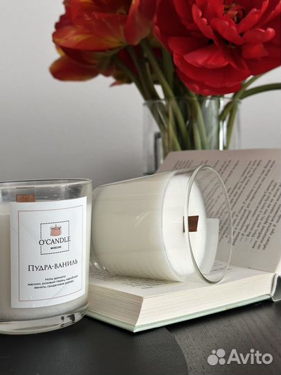 Ароматическая свеча ручной работы