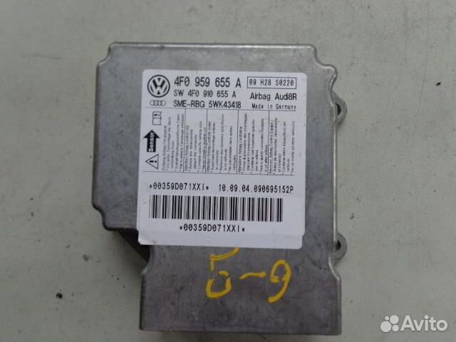 Эбу подушек безопасности Audi A6 C6 4F0959655A