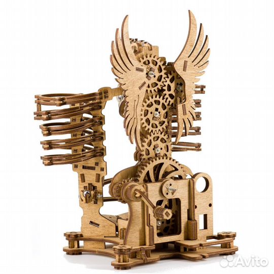 Деревянный конструктор марбл-трасса Дракон (IDvent