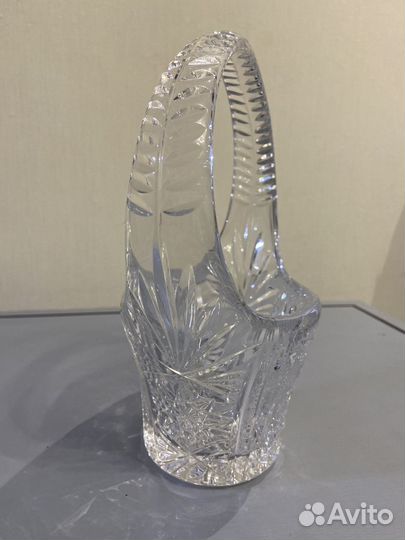 Хрустальная ваза конфетница