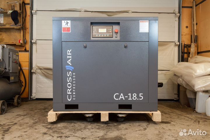 Компрессор 18,5 кВт винтовой 8/10 Бар