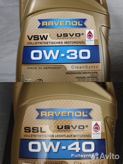 Масло моторное Ravenol VSF 0w30