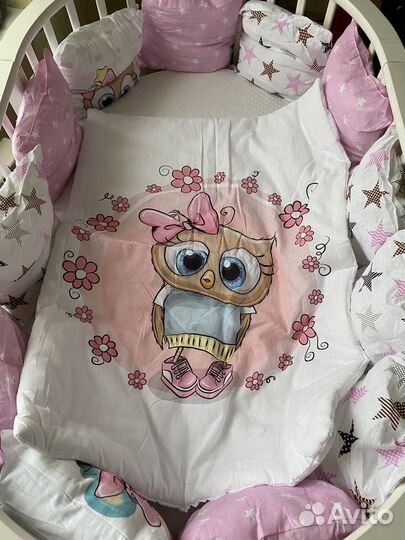 Детская кровать круглая трансформер