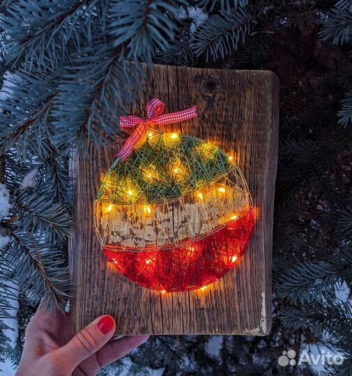 Интерьерное панно-светильник