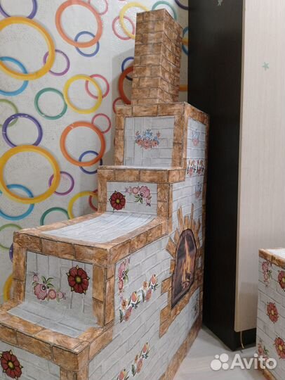 Декоративная печь на праздник