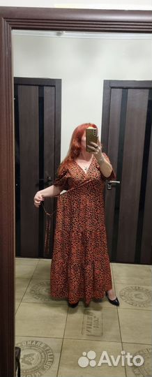 Платье на запах 50 52 54