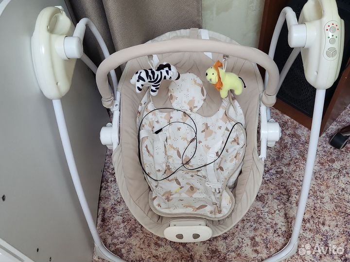 Детские электронные качели для новорожденных
