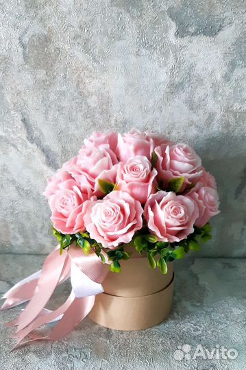 Букет цветов из мыла ручная работа