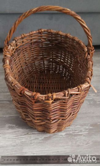 Корзины плетеные из ивы. Ручная работа
