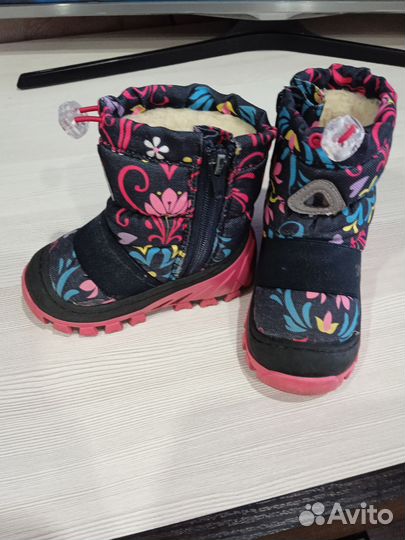 Сапожки зимние размер 20-21