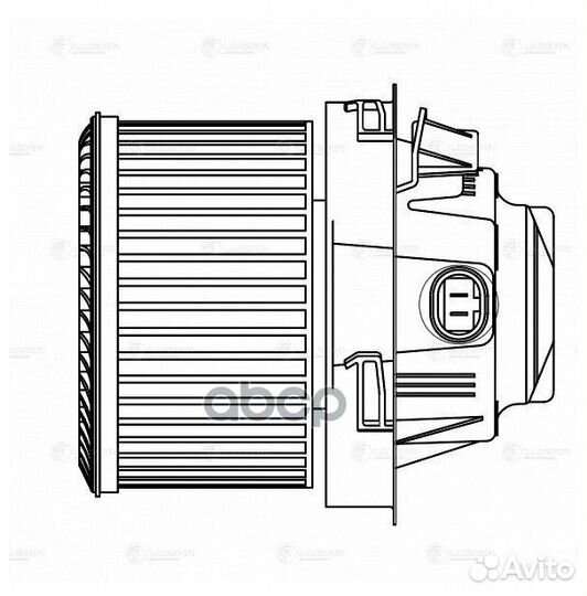 Вентилятор отопителя Peugeot 207 (06) (LFh 202