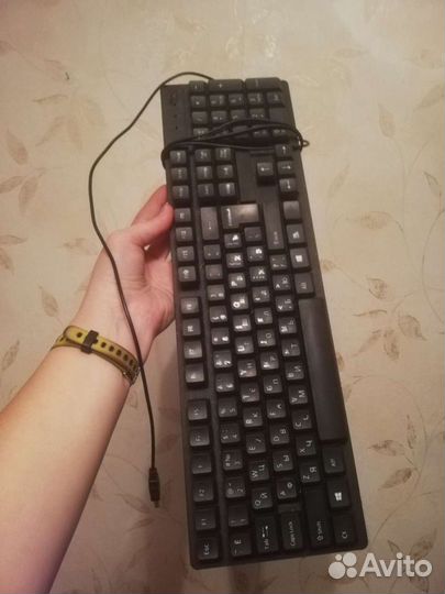 Клавиатура aceline чёрная б/у