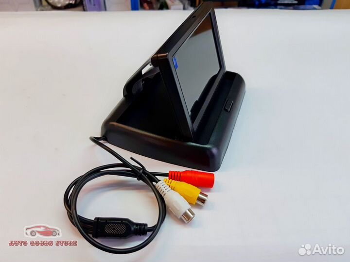 Складной монитор заднего вида для камеры парковки