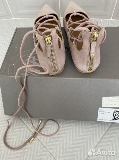 Туфли женские нат.замша