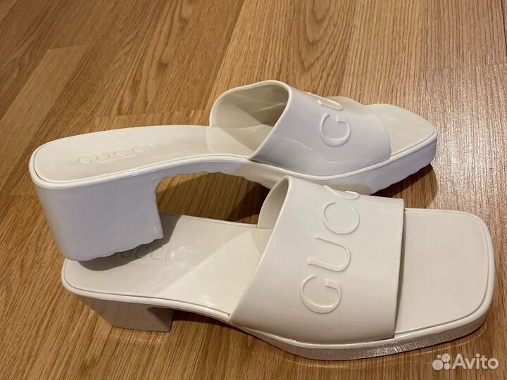 Шлепки босоножки gucci 25см