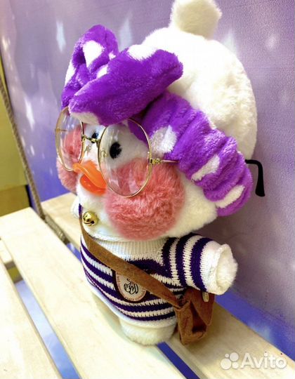 Мягкая игрушка уточка lalafanfan duck