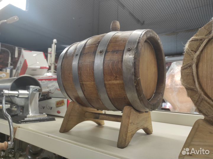 Бочка дубовая 5 литров подготовленная