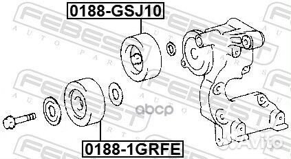 Ролик обводной 01881grfe Febest