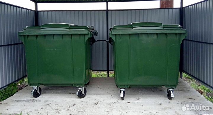 Пластиковый контейнер 1100л. Арт. 8745