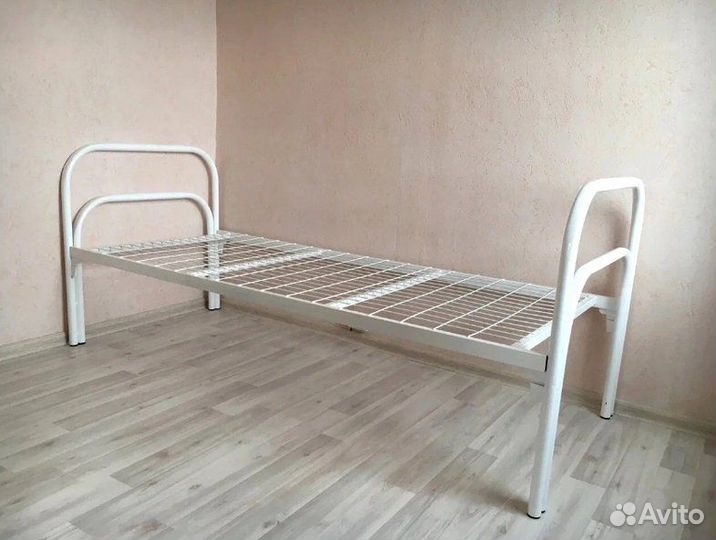 Кровать односпальная железная